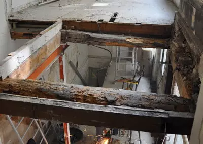 Pilotage du chantier, travaux de charpente