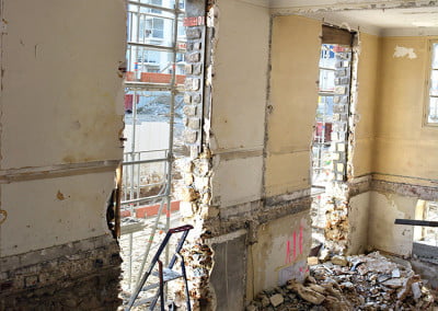 Travaux d'aménagement à Montreuil