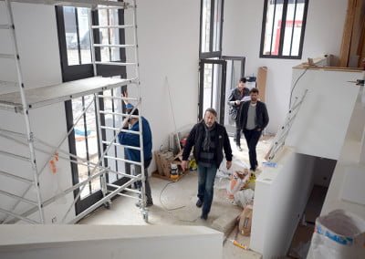 Suivi de chantier d'aménagement de logement à Montreuil