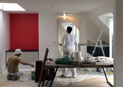 Travaux de rénovation d'appartement