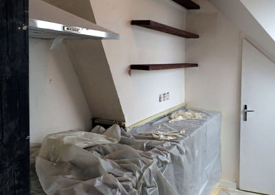 Travaux de rénovation d'appartement