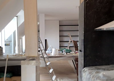 Travaux de rénovation d'appartement