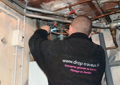 Travaux de plomberie en sous sol Ezanville