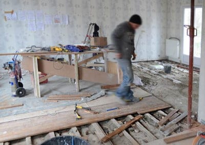 Travaux de rénovation plancher à Ezanville