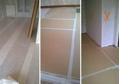 Protection des sols avant démolition