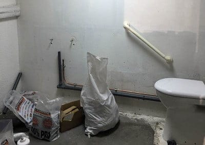 Travaux de plomberie