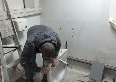 Travaux de plomberie