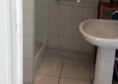 Réfection de la douche