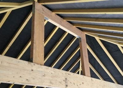 Lamellé collé de grande portée