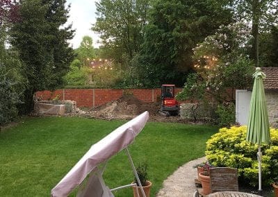 Démolition d'un mur mitoyen à Saint Maur