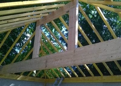 Charpente lamellé collé