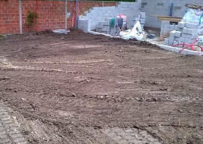 Terrassement du terrain