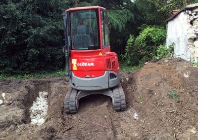 Terrassement des fondations