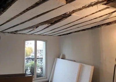 Rénovation : reprise de structure et isolation d’un appartement parisien