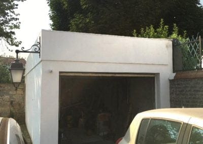 Etanchétité du mur de garage