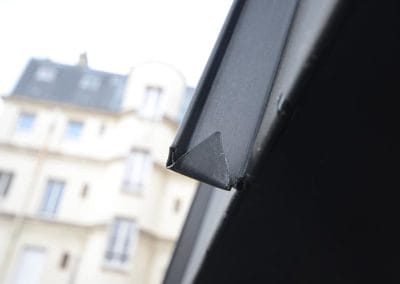 Couverture en zinc d'une maison en bois à Asnières