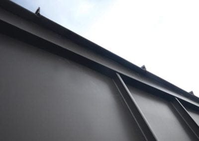 Couverture en zinc d'une maison en bois à Asnières