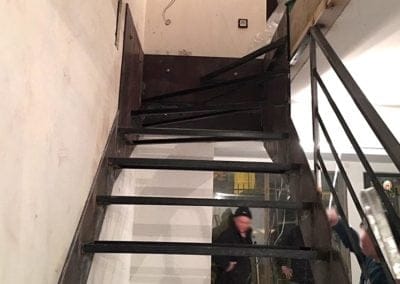 Fabrication d'un escalier en acier sur mesure à Asnières
