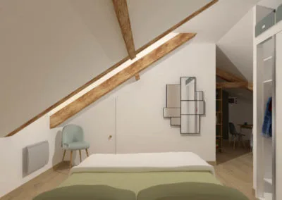 Rénovation d'un appartement sous comble à Vincennes