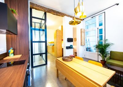 Travaux d'aménagement appartement parisien sur cour