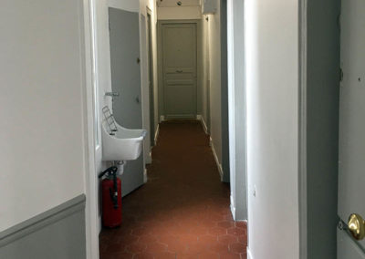 Rénovation d'une cage d'escalier d'un immeuble parisien