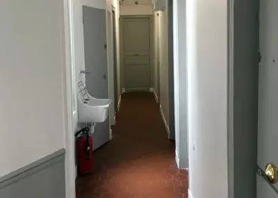 Rénovation d'une cage d'escalier d'un immeuble parisien