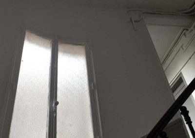 Rénovation d'une cage d'escalier d'un immeuble parisien