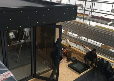 Pose étanchéité epdm sur toit terrasse bois