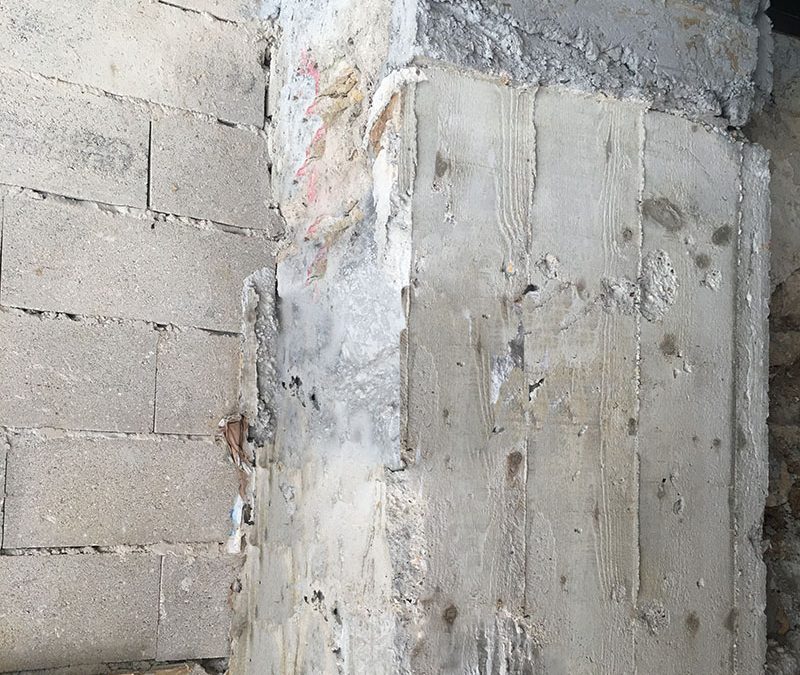 Reprise de fondation sous une maison