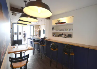 Travaux de rénovation, restaurant Plein Ouest à Paris