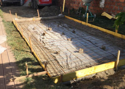 Ferraillage de la dalle en béton