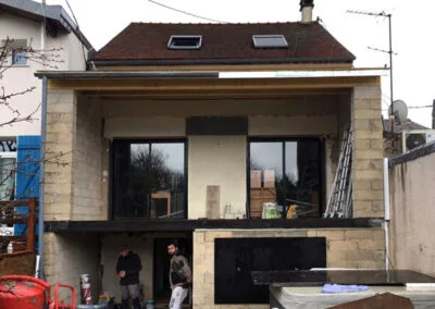 Rénovation et extension d’une maison à Bagneux