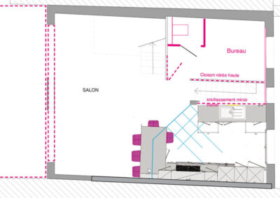 Plan de réaménagement d'une maison