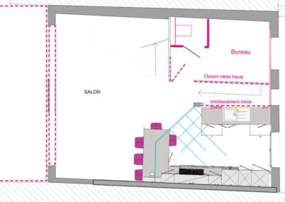 Plan de réaménagement d'une maison