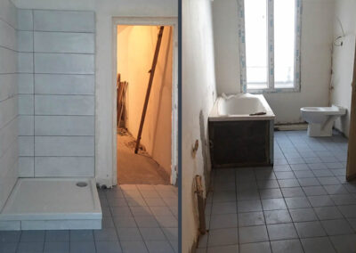 Pose de carrelage en rénovation