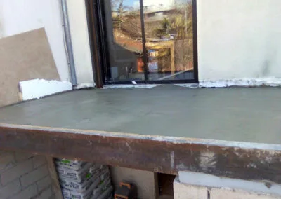 Coulage de dalle d'extension de maison à Bagneux