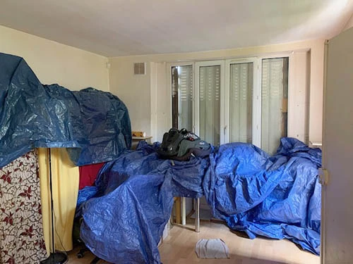Chambre avant travaux de décoration Décoration d'extension de maison
