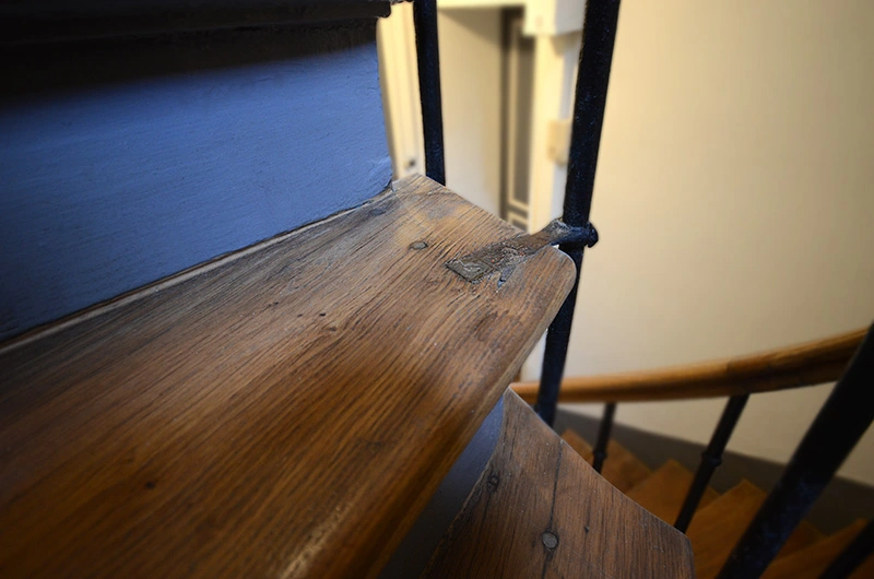 Rénovation d'une cage d'escalier suite à un dégât des eaux, Paris