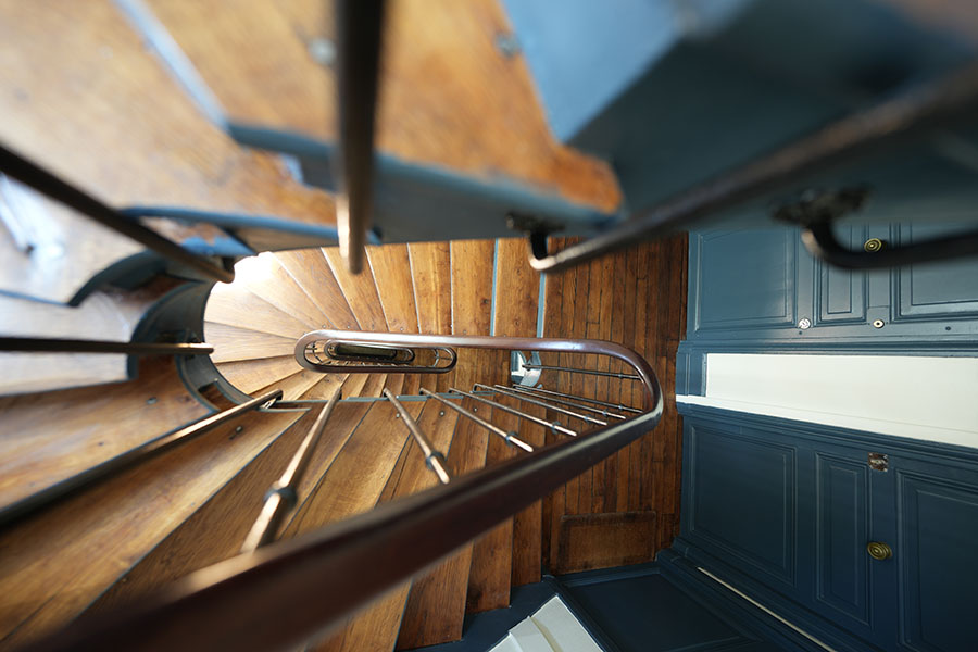 Rénovation des parties communes de cette copropriété à Paris Rénovation d'une cage d'escalier à Paris