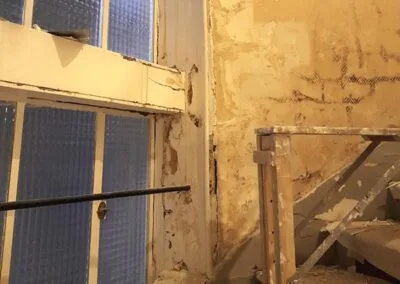 Travaux de rénovation de cage d'escalier à Paris