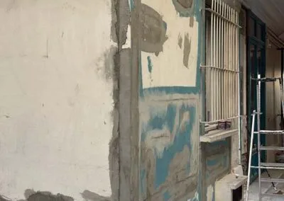 Rénovation des fissures des murs
