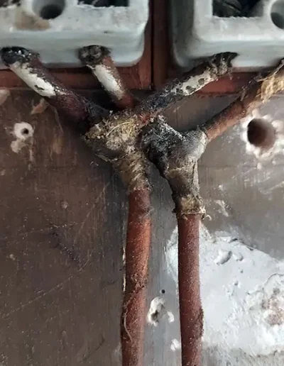 Etat de l'installation électrique avant travaux