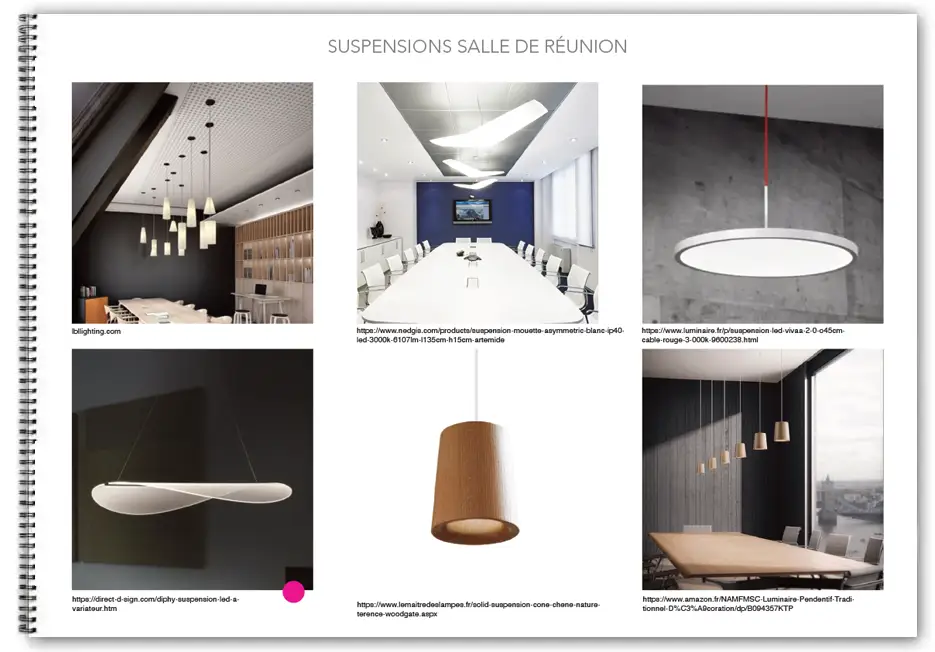 Recherche-eclairage-bureau-salle-reunion Proposition d'éclairage de bureaux