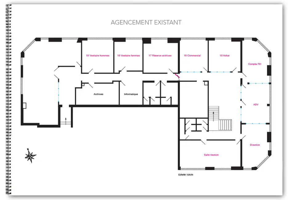 agencement-bureau-entreprise-decoration-existant Projet d'agencement et décoration de bureaux d'une ntreprise