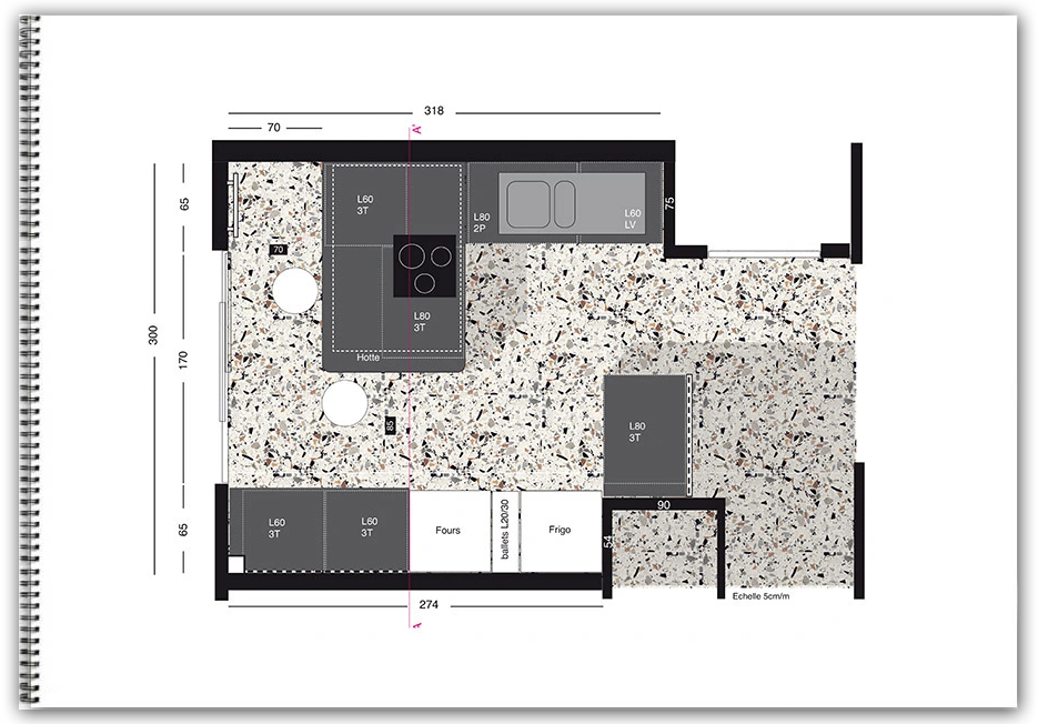 Projet-decoration-amenagement-cuisine- Projet d'aménagement et de décoration d'une cuisinecuisine