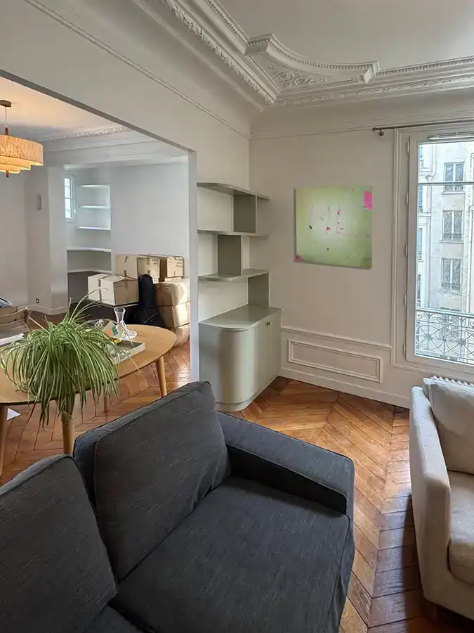 Rénovation complète d'un appartement dans le quartier des Batignolles à Paris LM